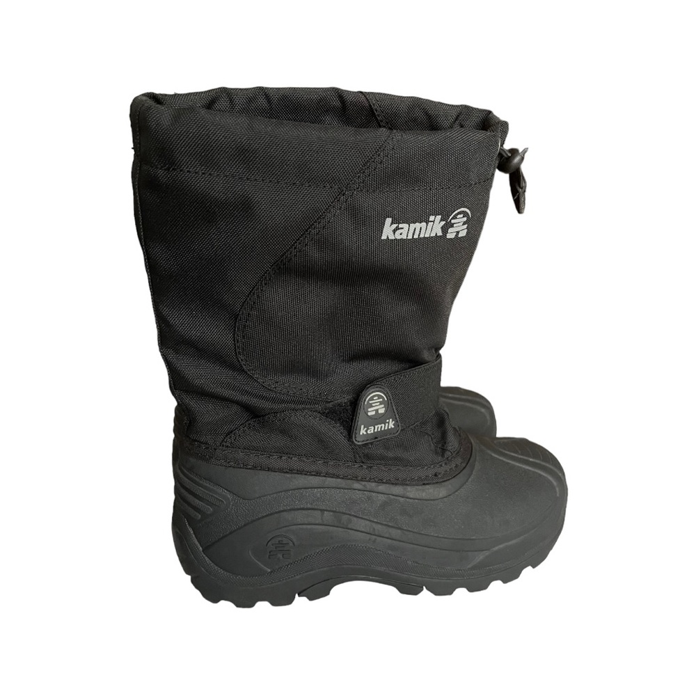 Kamik Black Outdoor Snow Boots In Black Size 2